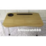 meja belajar lipat kayu / Meja Laptop Portable