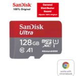 SANDISK MICROSD ULTRA 128GB 120MB/S- MICRO SD 128 GB 120 MBPS ORIGINAL