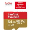 SanDisk Extreme MicroSD 64GB A2 160MB/s MicroSDXC UHS-I