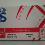 CONTINUOUS form 1 ply SS K1 Isi Full / KERTAS KOMPUTER MURAH ISI FULL