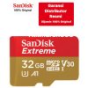 SanDisk Extreme MicroSD 32GB 100MB/s MicroSDHC UHS-I